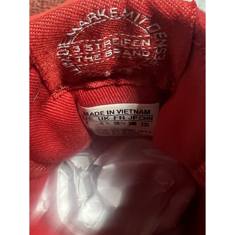 Adidas Shoes Womens Size 7 Red Snake Print High Top Sneakers Honey Mid Wedge - Picture 13 of 13